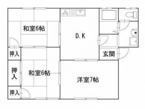 ファミール田の上 202の間取り画像