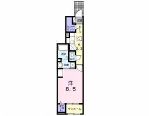 coeur 105の間取り画像