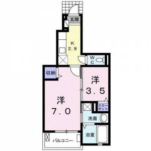 フォンターナ 103の間取り画像