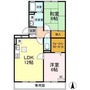 ヴィラアスカ30D棟 301の間取り画像