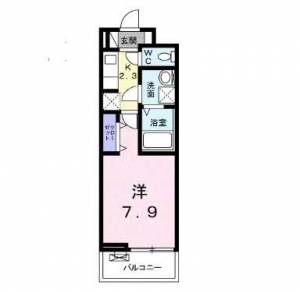 ル・ボヌール新居浜 106の間取り画像