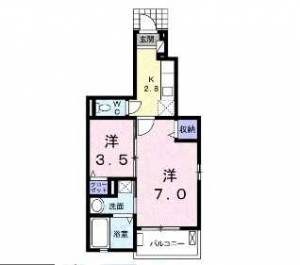 フォンターナ 101の間取り画像