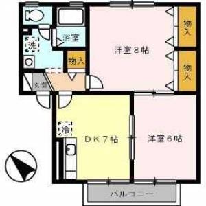 ヴィラアスカⅢ 102の間取り画像