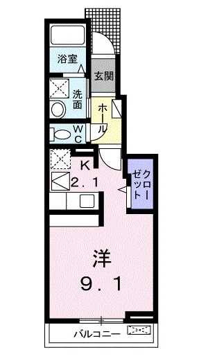 ラブリーB 103の間取り画像