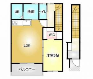 カンパニア西の土居弐番館 202の間取り画像