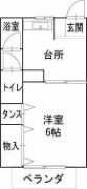 メゾン河内 203の間取り画像