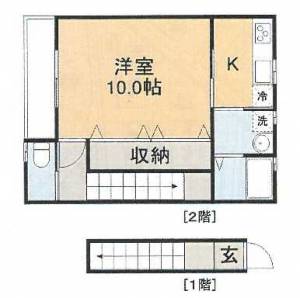 ブランノワール新田町 204の間取り画像