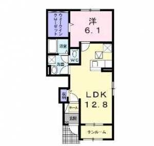 ソーレⅥA 102の間取り画像