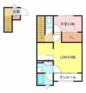 トレ・パーチェ河内 204の間取り画像