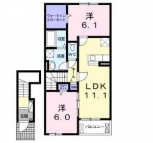 エスペランサ庄内B 205の間取り画像