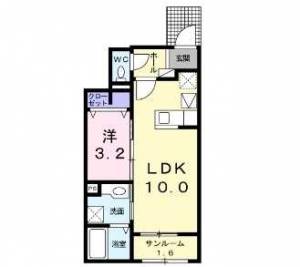 カーサ・フェリーチェTK3 103の間取り画像