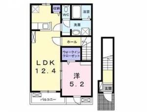 アトレ萩生 202の間取り画像