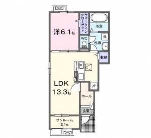 クルールD 101の間取り画像