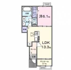 クルールD 103の間取り画像