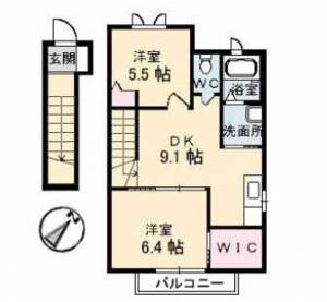 シャーメゾン大町 102の間取り画像