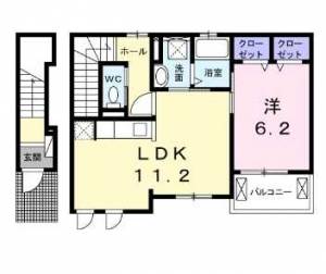 パールコート東雲 202の間取り画像