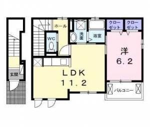 パールコート東雲 203の間取り画像