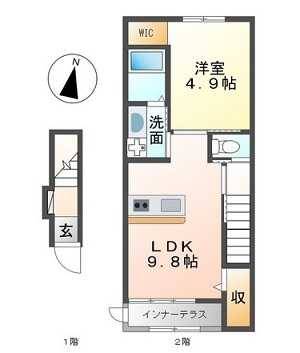 サントノーレ 203の間取り画像