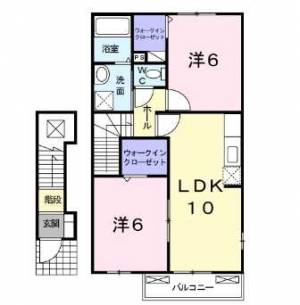 ペニーレインD 203の間取り画像