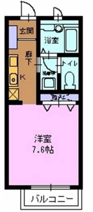 フォブールM 202の間取り画像