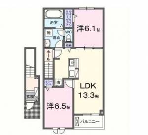 メゾン・ミクニ 203の間取り画像