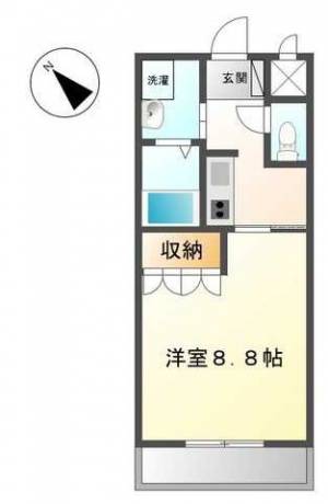 シャインヒルズ豊岡 101の間取り画像