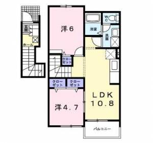 ベルミニヨンA 202の間取り画像