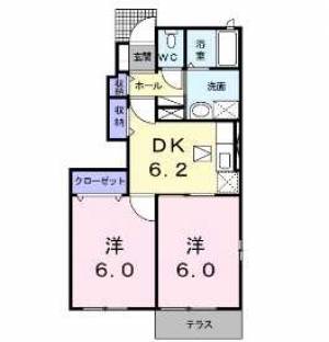 クアトロ・フォレスタB 101の間取り画像