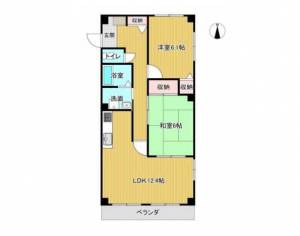 フィネス陣屋西 207の間取り画像