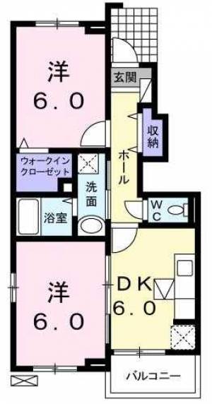 ライフライズA 102の間取り画像