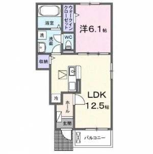 コアガーデンA 105の間取り画像