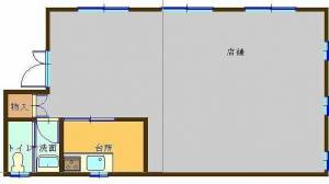 徳常町テナント 1の間取り画像