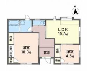 庄内町5丁目貸家 0001の間取り画像