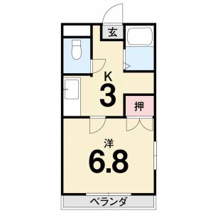 桑原マンション 101の間取り画像