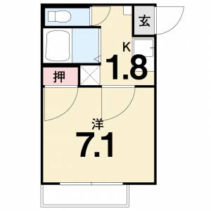 桑原マンション 305の間取り画像