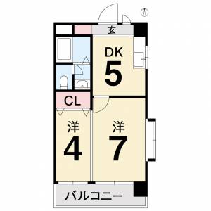 ピースフル21 501の間取り画像