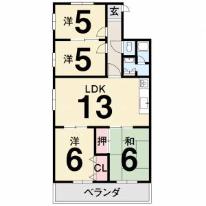 空港中央ビル 601の間取り画像