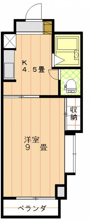 アイディヒルズ平井 301の間取り画像