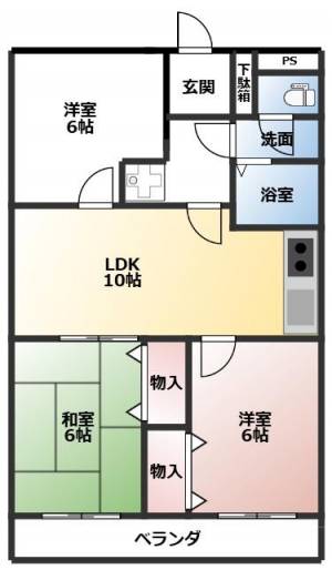 メゾンM1 303の間取り画像