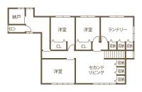 本物の質感に、おもてなしの心を宿して
大切な人が集まり、憩える空間を 2F間取り図