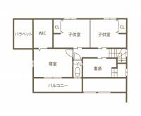 古きよき時代×今らしさ 人が自然と集まる「Tsudouの家」 2F間取り図