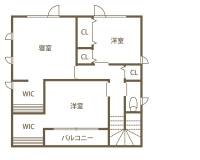 KOYOの標準仕様がひと目でわかる リアルサイズの松山本店モデルハウス 2F間取り図