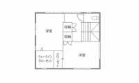 愛媛県産材に囲まれた畳リビングのある家 2F間取り図