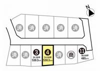 東かがわ市白鳥 東かがわ市白鳥 4号地の区画図