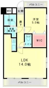 丸亀市塩屋町５丁目4-3 ダイアパレス丸亀 の間取り