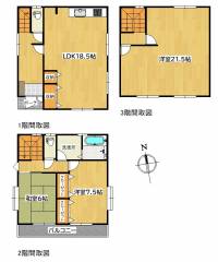 さぬき市長尾西1005番地3 さぬき市長尾西 一戸建 の間取り