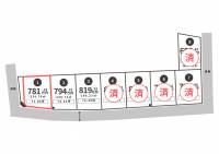 木田郡三木町池戸２５１２辺り 木田郡三木町池戸 1号地の区画図