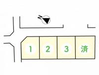 仲多度郡多度津町南鴨字横貫670番2 仲多度郡多度津町南鴨 3号地の区画図