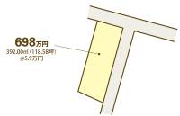 木田郡三木町田中1073-5 木田郡三木町田中 の区画図