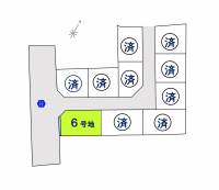 丸亀市綾歌町富熊298-1　他 丸亀市綾歌町富熊 6号地の区画図